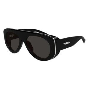 NEW BOTTEGA VENETA BV1362S 001 UNISEX BLACK SUNGLASSES